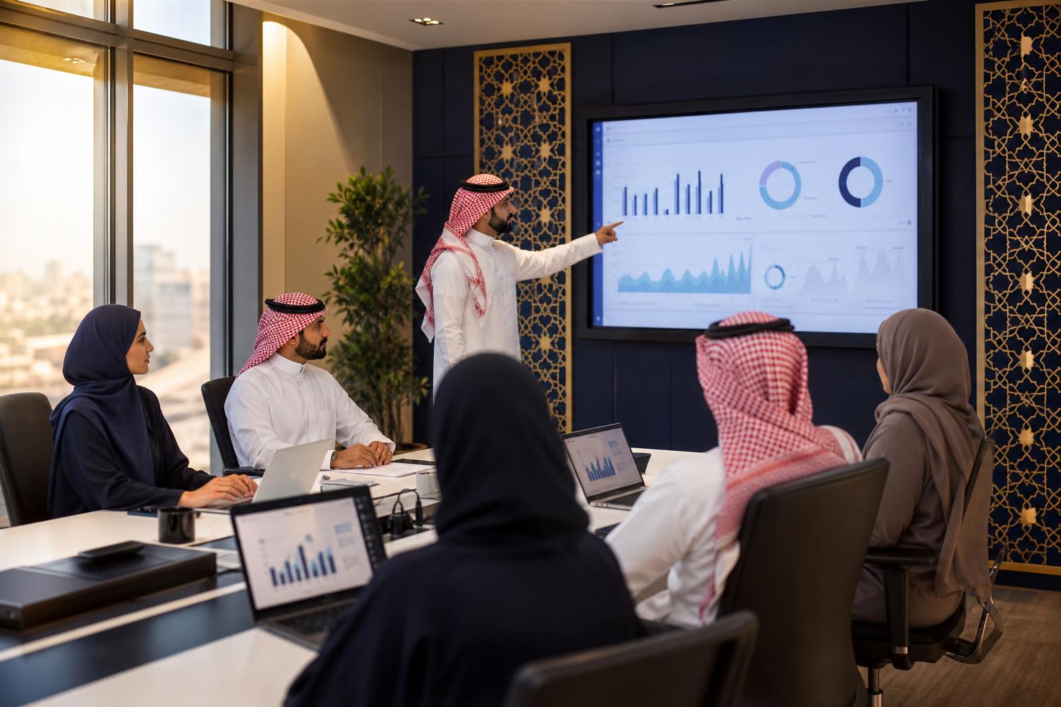 متدربون في أكاديمية ISMC